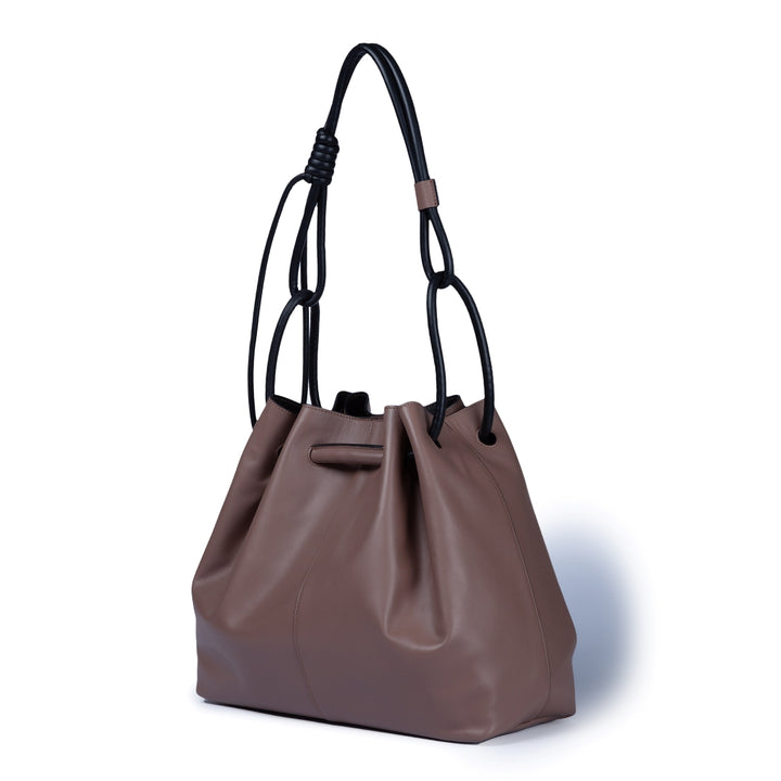Roberta Gandolfi Gisella Large borsa con doppia portabilità mano o spalla in morbido vitello Outlet