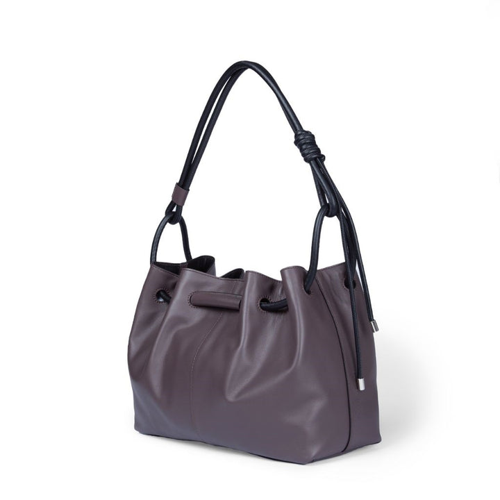 Roberta Gandolfi Gisella medium borsa con doppia portabilità mano o spalla in morbido vitello Saldi