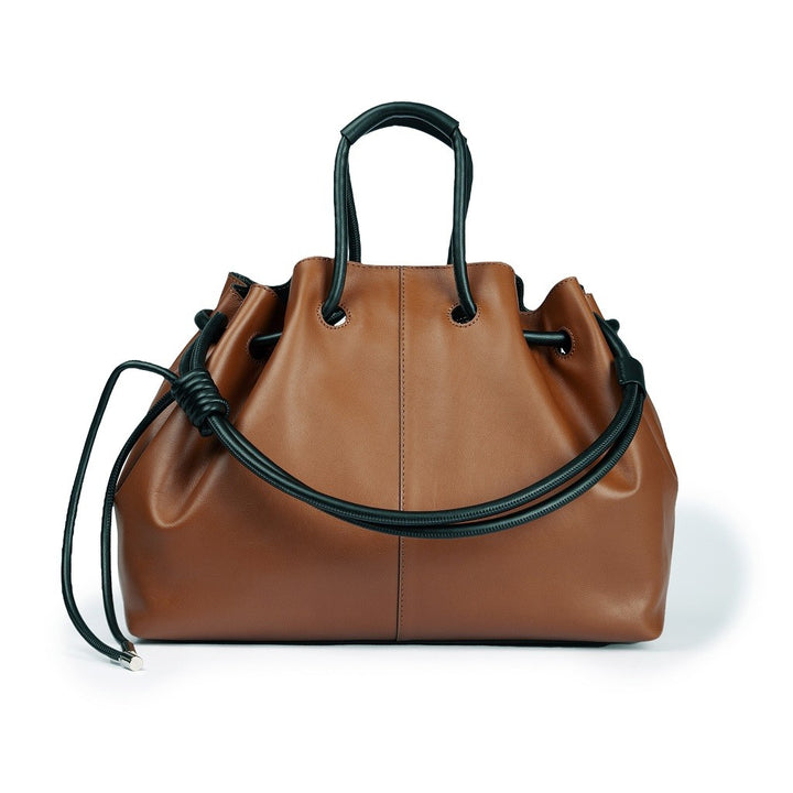Roberta Gandolfi Gisella Large borsa con doppia portabilità mano o spalla in morbido vitello