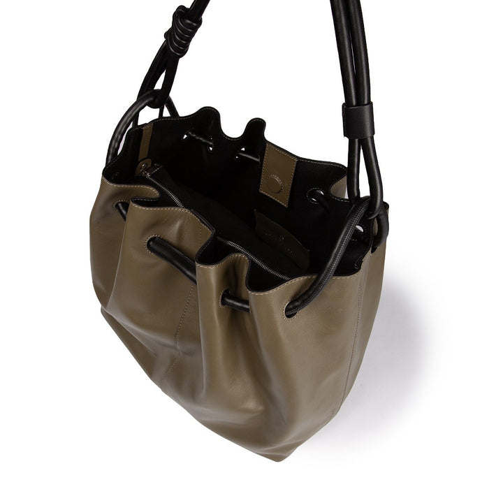 Roberta Gandolfi Gisella Large borsa con doppia portabilità mano o spalla in morbido vitello Negozio