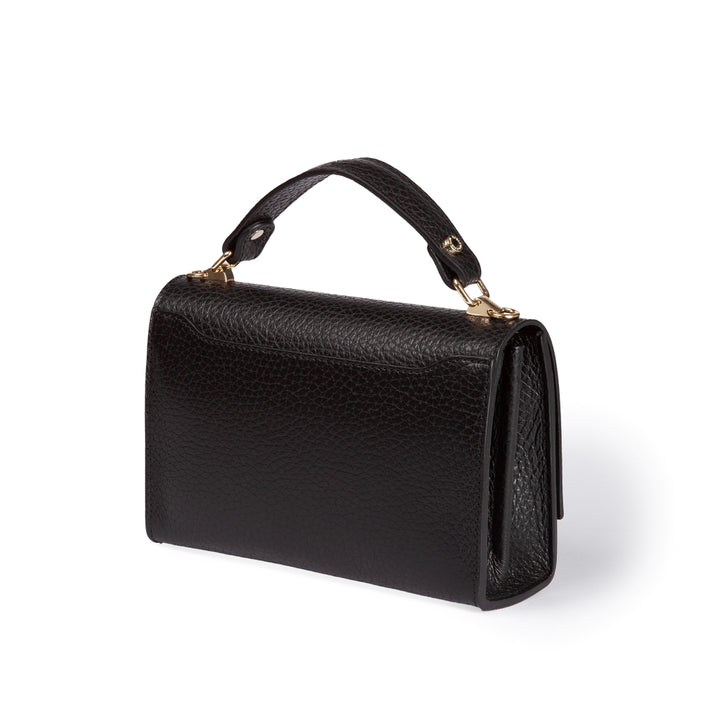 Roberta Gandolfi Elodie compact crossbody borsa in pelle con tramezza interna e tasca esterna con tracolla staccabile e regolabile Presa