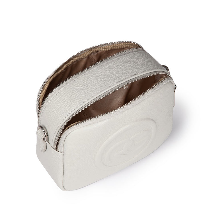 Roberta Gandolfi Roberta Pelle camera e crossbody in pelle con doppio scomparto e tracolla staccabile Offerte