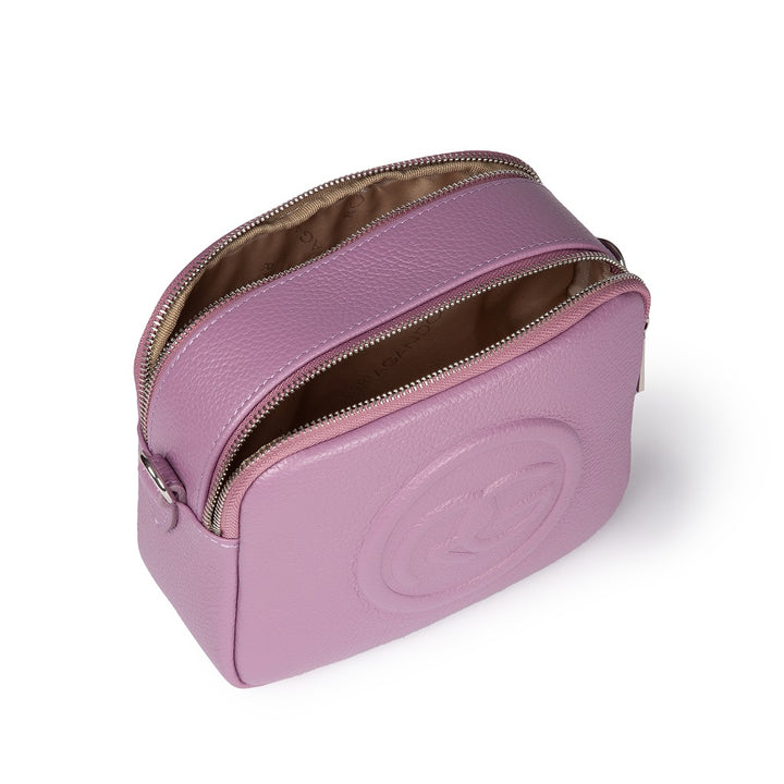 Roberta Gandolfi Roberta Pelle camera e crossbody in pelle con doppio scomparto e tracolla staccabile Hotsell