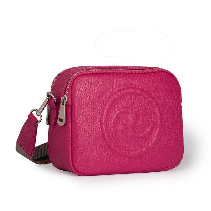 Roberta Gandolfi Roberta Pelle camera e crossbody in pelle con doppio scomparto e tracolla staccabile Saldi Di Fabbrica