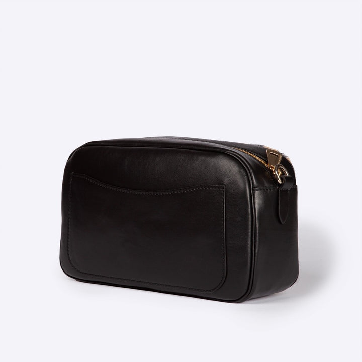 Roberta Gandolfi Dafne pony camera in pelle stampa animalier con tracolla staccabile Nuova
