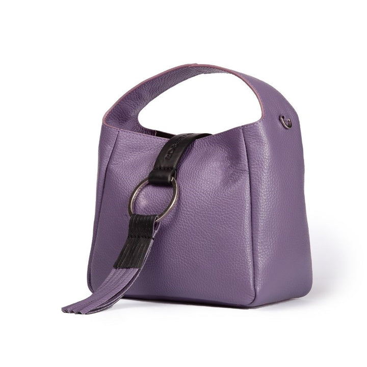 Roberta Gandolfi Samanta hobo small borsa a mano in pelle con tracolla staccabile Italy