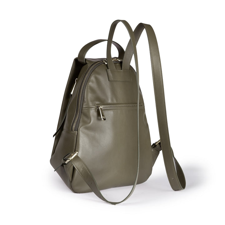Roberta Gandolfi Micol Backpack in vitello liscio multitasche Pezzi Unici