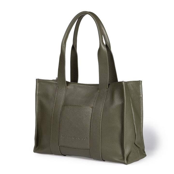 Roberta Gandolfi Tessa shopping in pelle con charms colorato e pratica tasca esterna Fino Al -60%