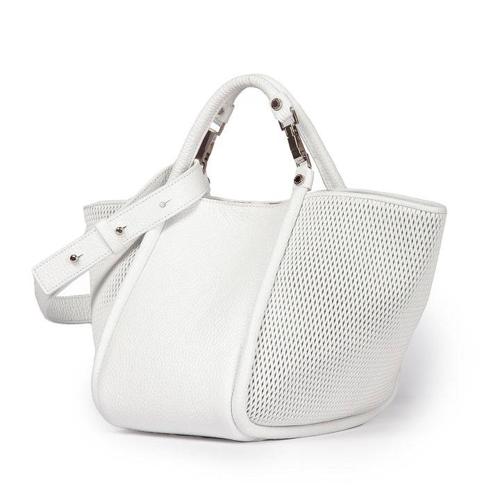 Roberta Gandolfi Yuma medium 3 in 1 borsa a mano in pelle trasformabile con tracolla staccabile Consegna Veloce