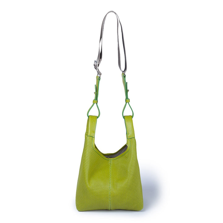 Roberta Gandolfi Joy Yuma 5 in 1 borsa in pelle trasformabile con tracolla staccabile Presa
