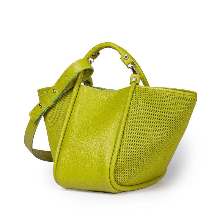 Roberta Gandolfi Yuma medium 3 in 1 borsa a mano in pelle trasformabile con tracolla staccabile Sconto