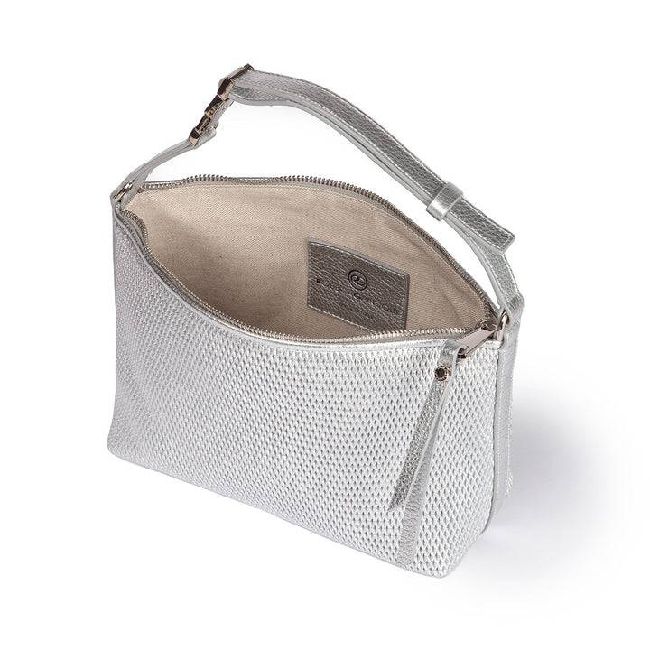 Roberta Gandolfi Yuma baguette in pelle con spallaccio regolabile Italy