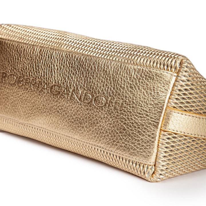 Roberta Gandolfi Yuma baguette in pelle con spallaccio regolabile Italia