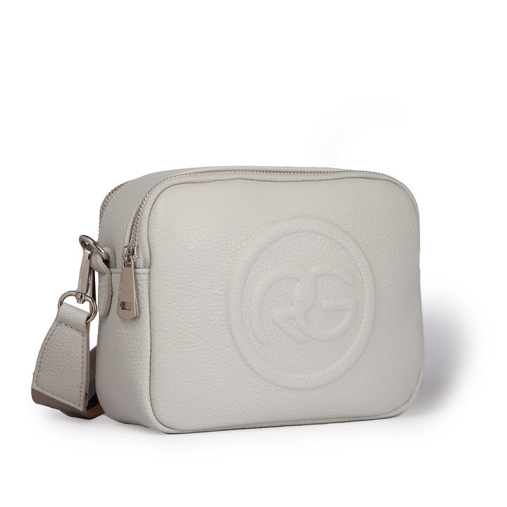 Roberta Gandolfi Roberta Pelle camera e crossbody in pelle con doppio scomparto e tracolla staccabile Offerta