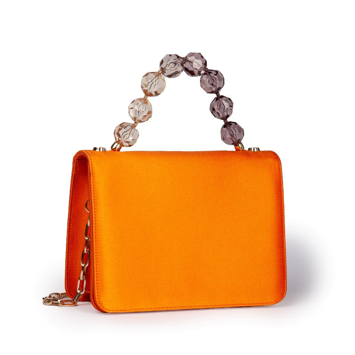 Roberta Gandolfi Sirenetta Mini bag in raso di seta e manico gioiello Qualità Garantita