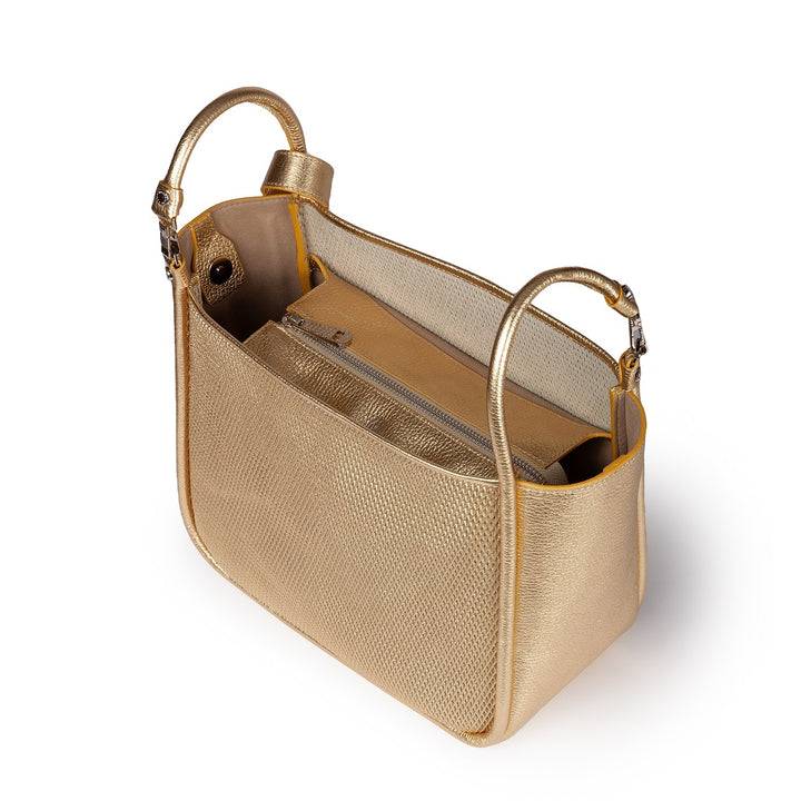 Roberta Gandolfi Yuma small 3 in 1 borsa a mano in pelle trasformabile con tracolla staccabile Offerte giornaliere