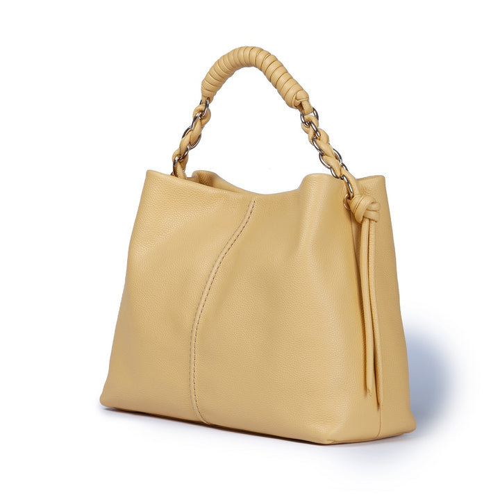 Roberta Gandolfi Amina large borsa a mano in pelle con manico tubolare fasciato e tracolla staccabile Latest stili