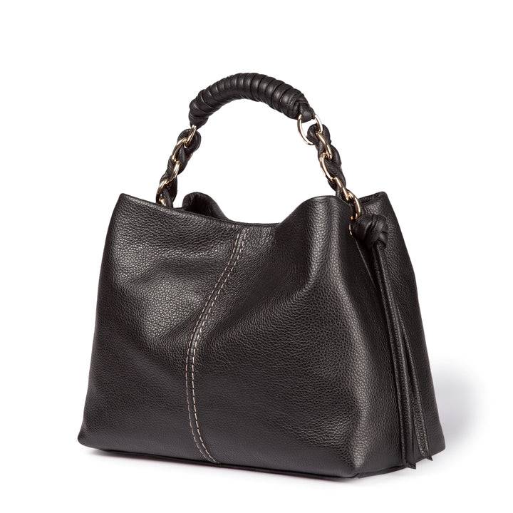 Roberta Gandolfi Amina small borsa a mano in pelle con manico tubolare fasciato e tracolla staccabile Only for today
