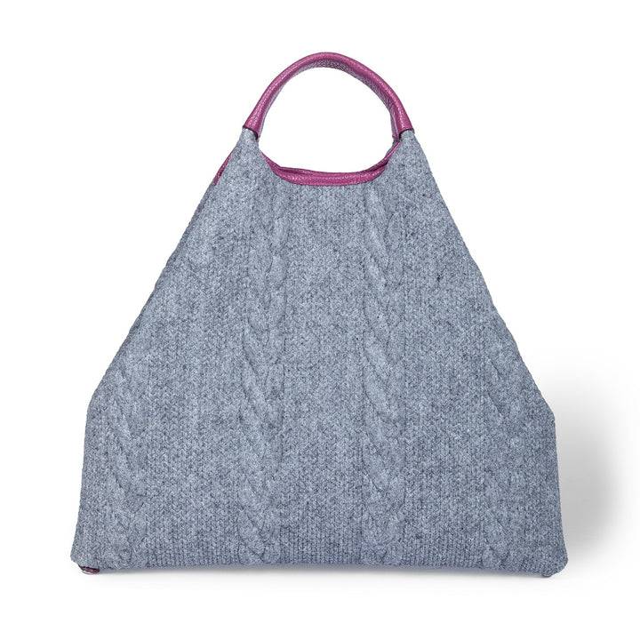 Roberta Gandolfi Joy Wool borsa trasformabile 5 modelli in 1 in tessuto di lana riciclato finiture in pelle di vitello e tracolla staccabile Trasporto libero internazionale