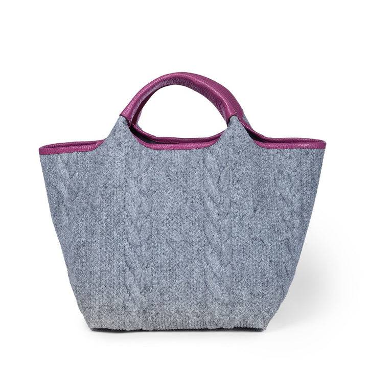 Roberta Gandolfi Joy Wool borsa trasformabile 5 modelli in 1 in tessuto di lana riciclato finiture in pelle di vitello e tracolla staccabile Trasporto libero internazionale