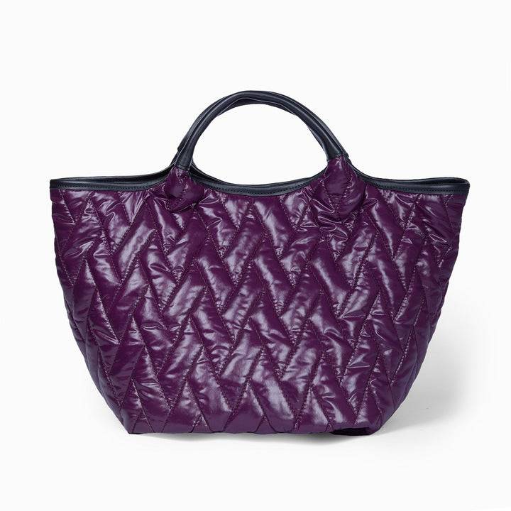 Roberta Gandolfi Joy Puffy borsa trasformabile 5 modelli in 1 in tessuto antigoccia finiture in pelle di vitello e tracolla staccabile Officina