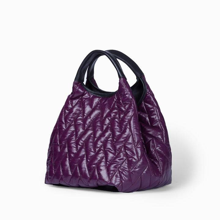 Roberta Gandolfi Joy Puffy borsa trasformabile 5 modelli in 1 in tessuto antigoccia finiture in pelle di vitello e tracolla staccabile Officina