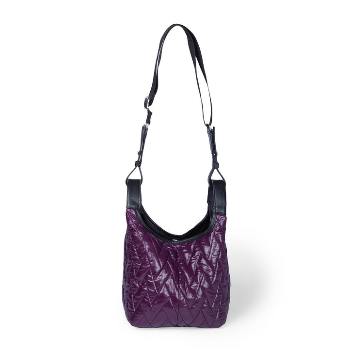 Roberta Gandolfi Joy Puffy borsa trasformabile 5 modelli in 1 in tessuto antigoccia finiture in pelle di vitello e tracolla staccabile Officina