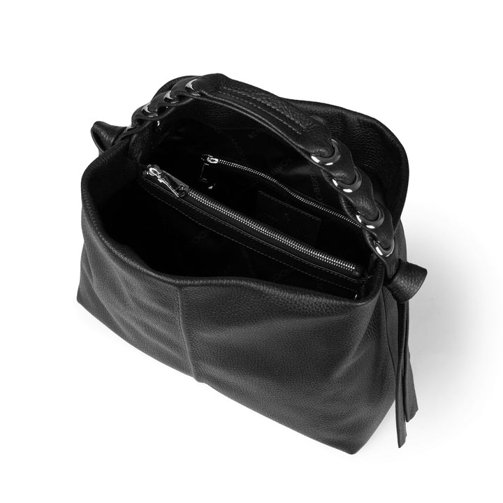 Roberta Gandolfi Asia Large borsa a mano in pelle con tracolla staccabile Esporta salva