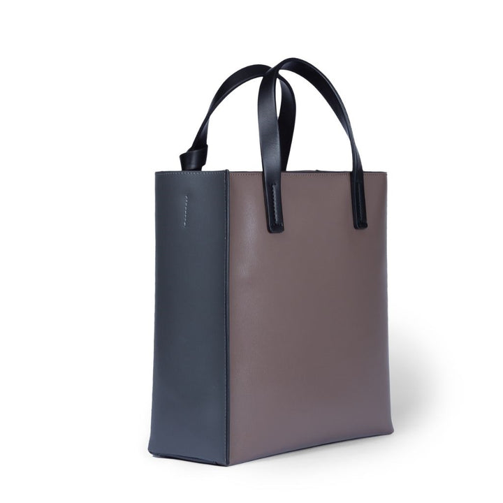 Roberta Gandolfi Arianna Tote borsa in pelle bicolor con tracolla staccabile Italia