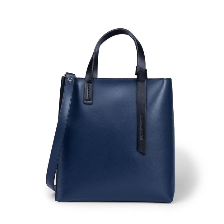 Roberta Gandolfi Arianna Tote borsa in pelle bicolor con tracolla staccabile Nuovo
