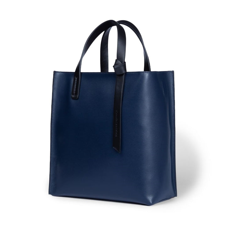 Roberta Gandolfi Arianna Tote borsa in pelle bicolor con tracolla staccabile Nuovo