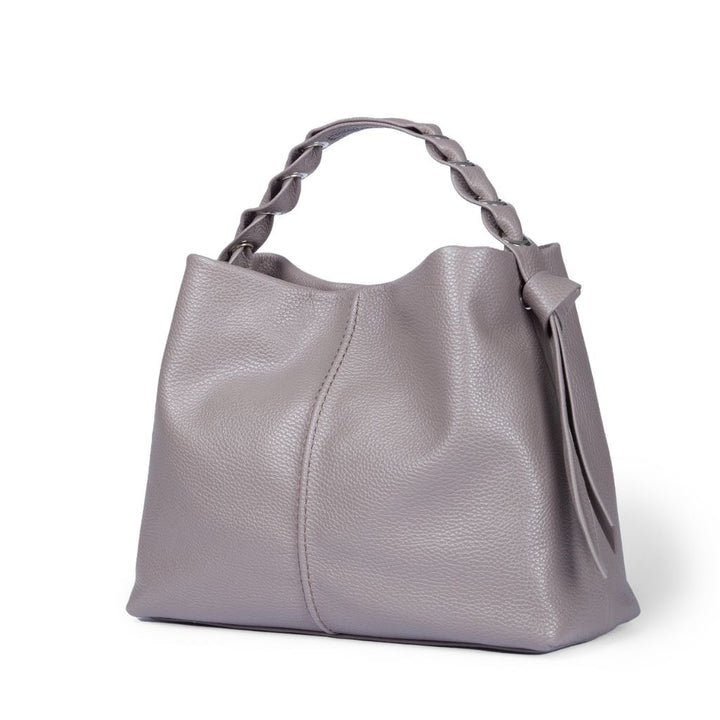 Roberta Gandolfi Asia Large borsa a mano in pelle con tracolla staccabile Consegna Veloce