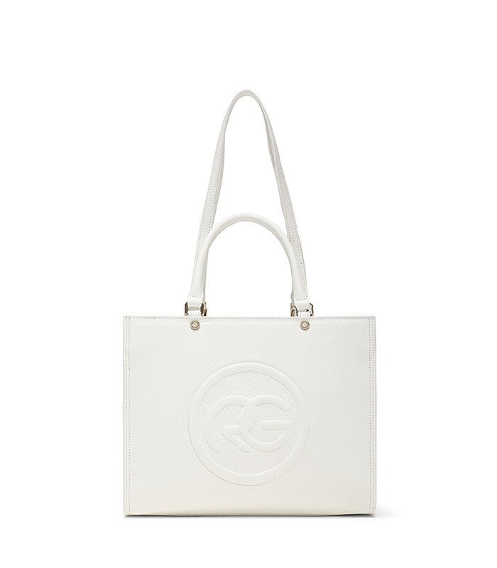 Roberta Gandolfi Roberta Pelle medium Borsa a mano in pelle con doppi spallacci per essere portata a spalla e tramezza Offerta natalizia