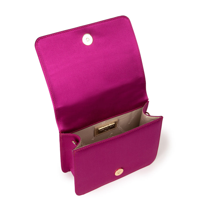 Roberta Gandolfi Sirenetta Mini bag in raso di seta e manico gioiello Offerta