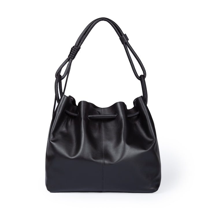 Roberta Gandolfi Gisella Large borsa con doppia portabilità mano o spalla in morbido vitello Ritorno libero