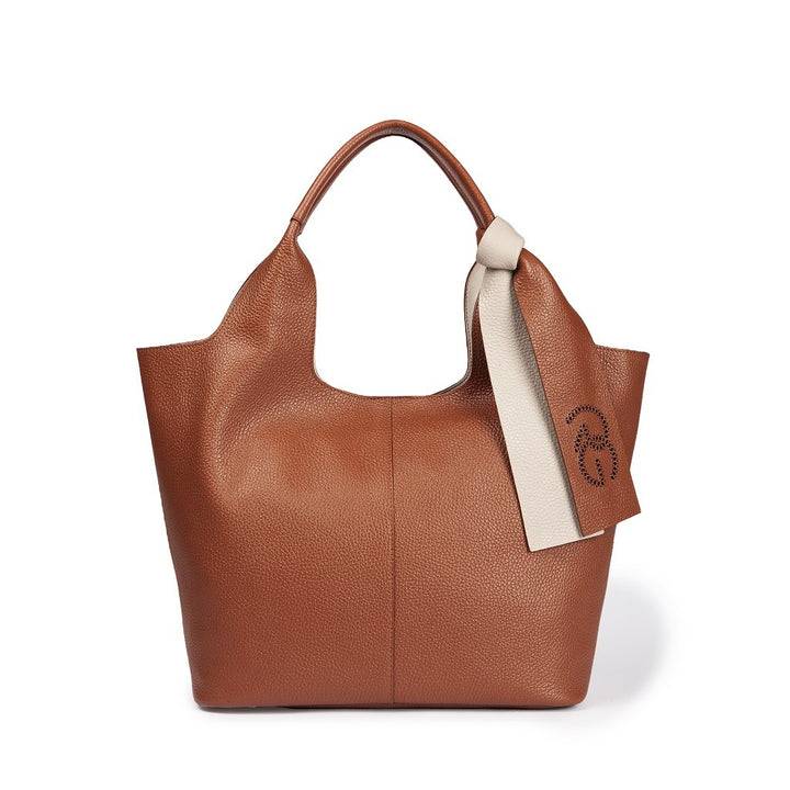 Roberta Gandolfi Maia Tote borsa hobo in pelle martellata Promozione temporanea