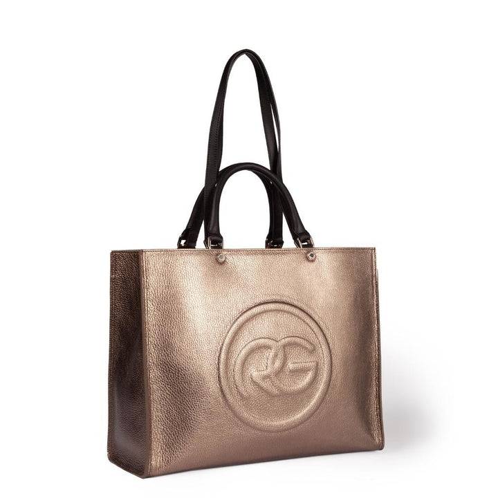 Roberta Gandolfi Roberta Pelle Large Borsa a mano in pelle con doppi spallacci per essere portata a spalla e tramezza Only for today