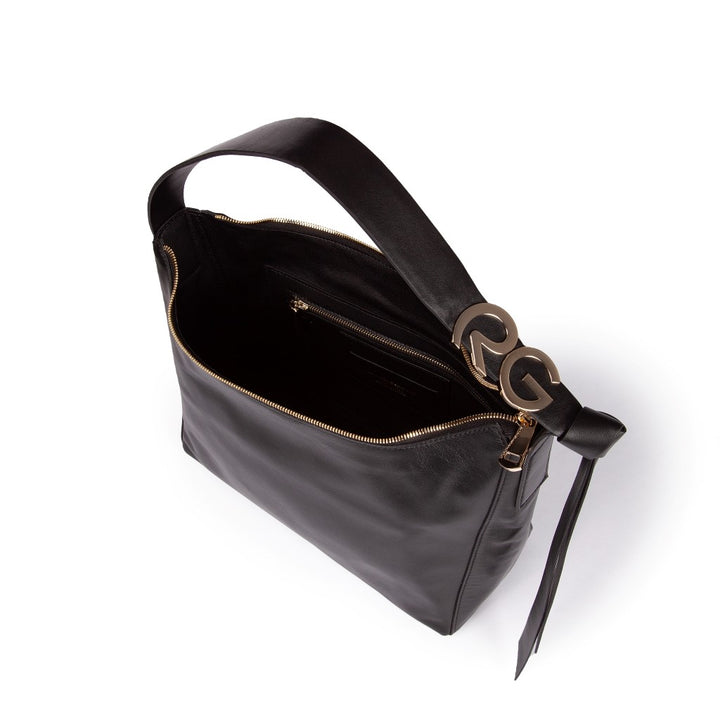 Roberta Gandolfi Dafne hobo in morbida pelle di vitello 50% di sconto con spedizione gratuita