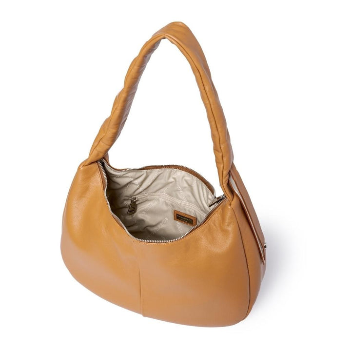 Roberta Gandolfi Azzura Hobo medium in morbida pelle nappa con manico arricciato regolabile Nuovo