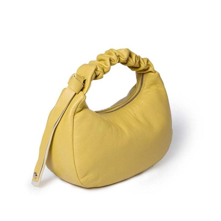 Roberta Gandolfi Azzurra Hobo small in morbida pelle nappa con manico arricciato regolabile Promozione