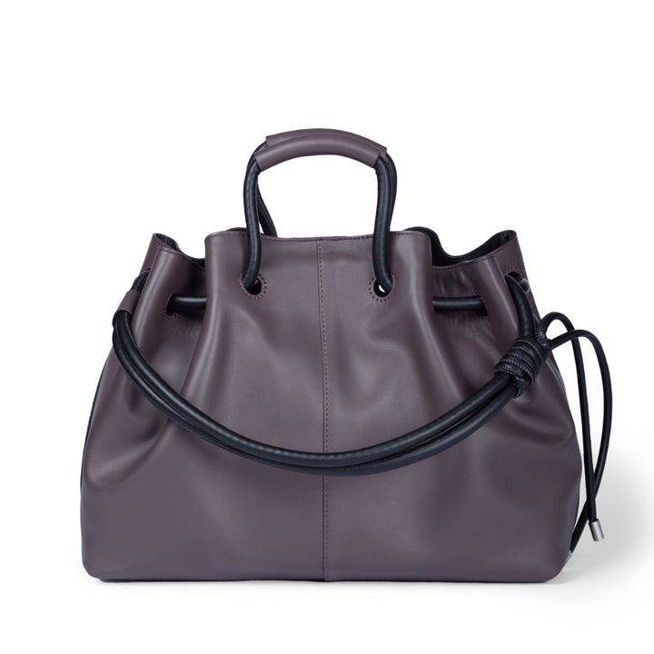 Roberta Gandolfi Gisella medium borsa con doppia portabilità mano o spalla in morbido vitello Saldi