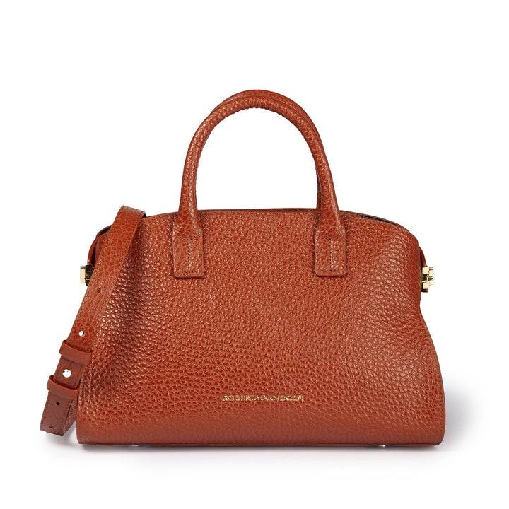 Roberta Gandolfi Elodie bowling small borsa a mano in pelle con tracolla staccabile e regolabile Offerta Giorno del Papà