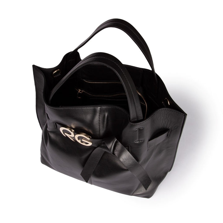 Roberta Gandolfi Dafne Large borsa a mano in pelle con tracolla staccabile Liquidazione