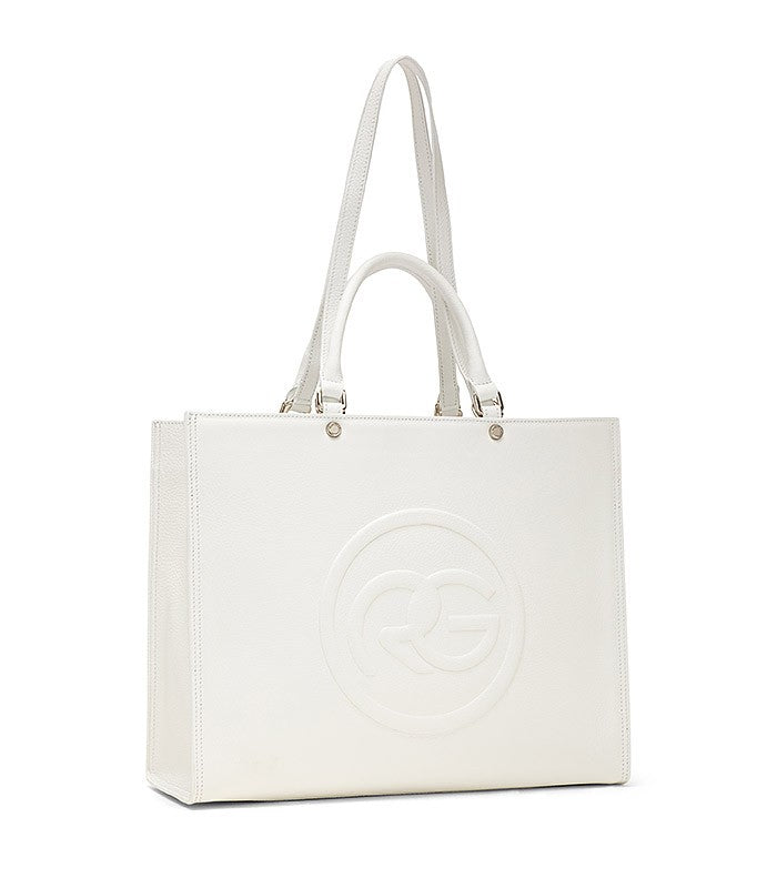 Roberta Gandolfi Roberta Pelle Large Borsa a mano in pelle con doppi spallacci per essere portata a spalla e tramezza Spedizione gratuita