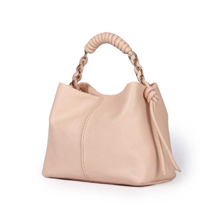Roberta Gandolfi Amina small borsa a mano in pelle con manico tubolare fasciato e tracolla staccabile Offerta temporanea
