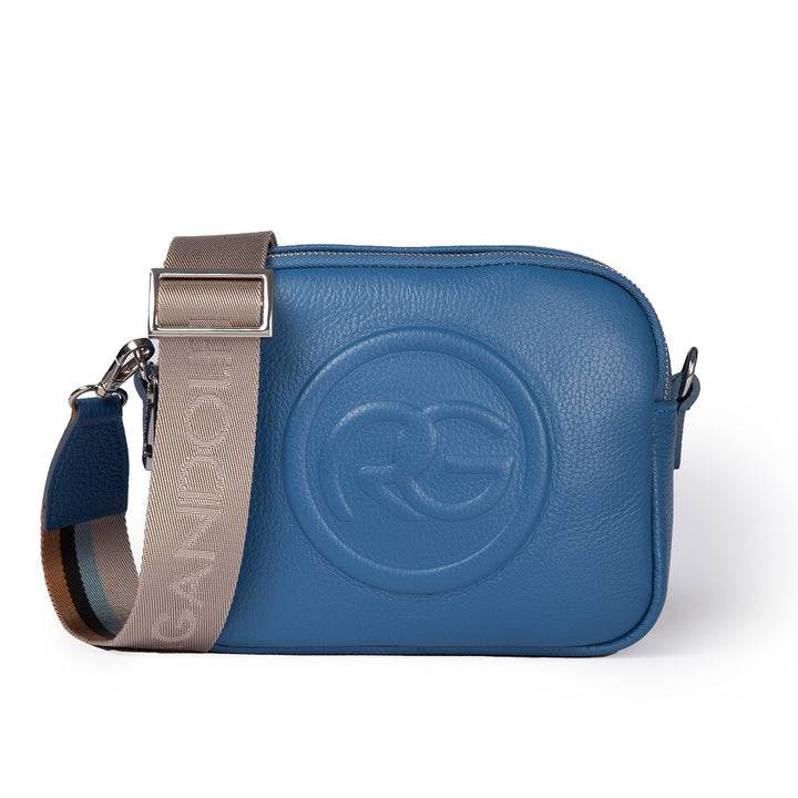 Roberta Gandolfi Roberta Pelle camera e crossbody in pelle con doppio scomparto e tracolla staccabile Liquidazione