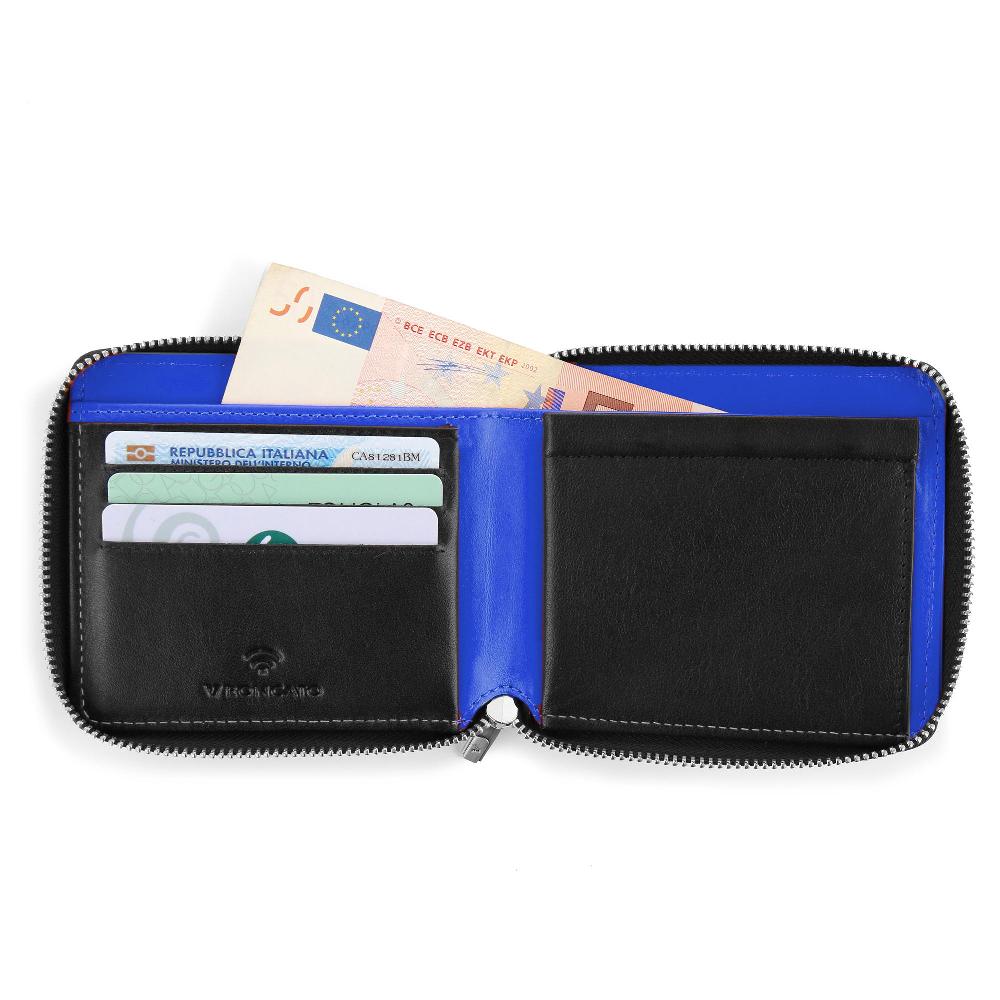 Roncato Portafoglio con portamonete taormina nero/blu Negozio Online Roncato Hotsell