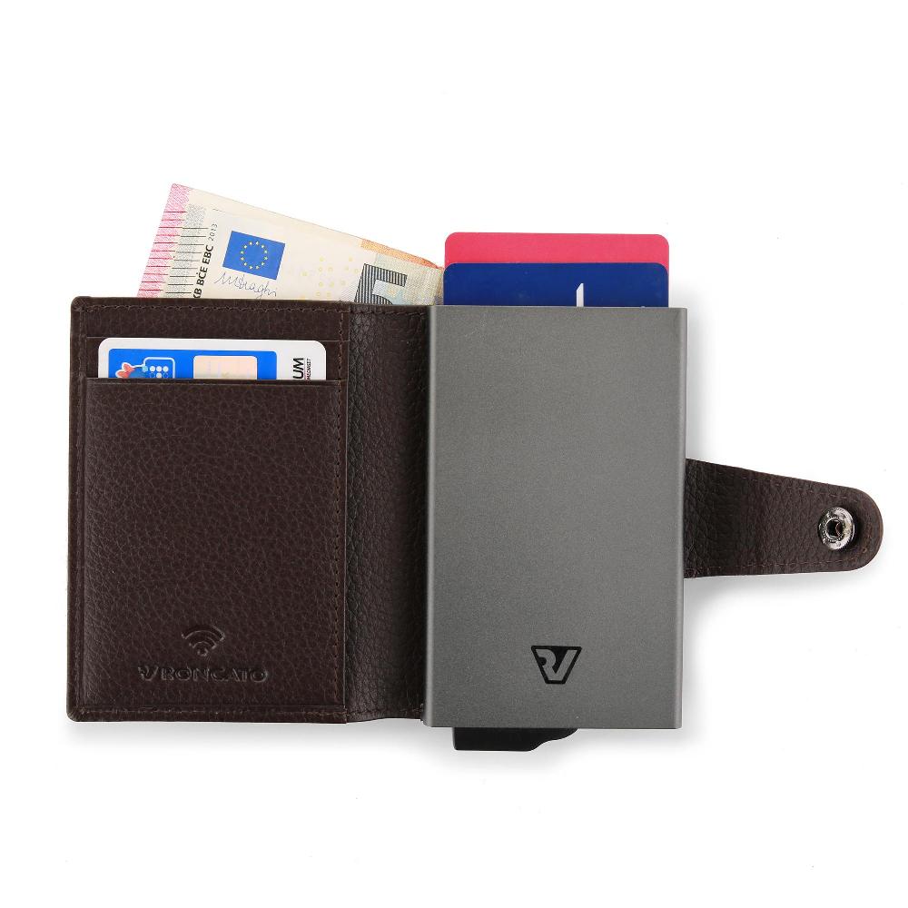 Roncato Porta carte di credito iron 4.0 testa di moro Negozio Online Roncato Saldi Di Fabbrica
