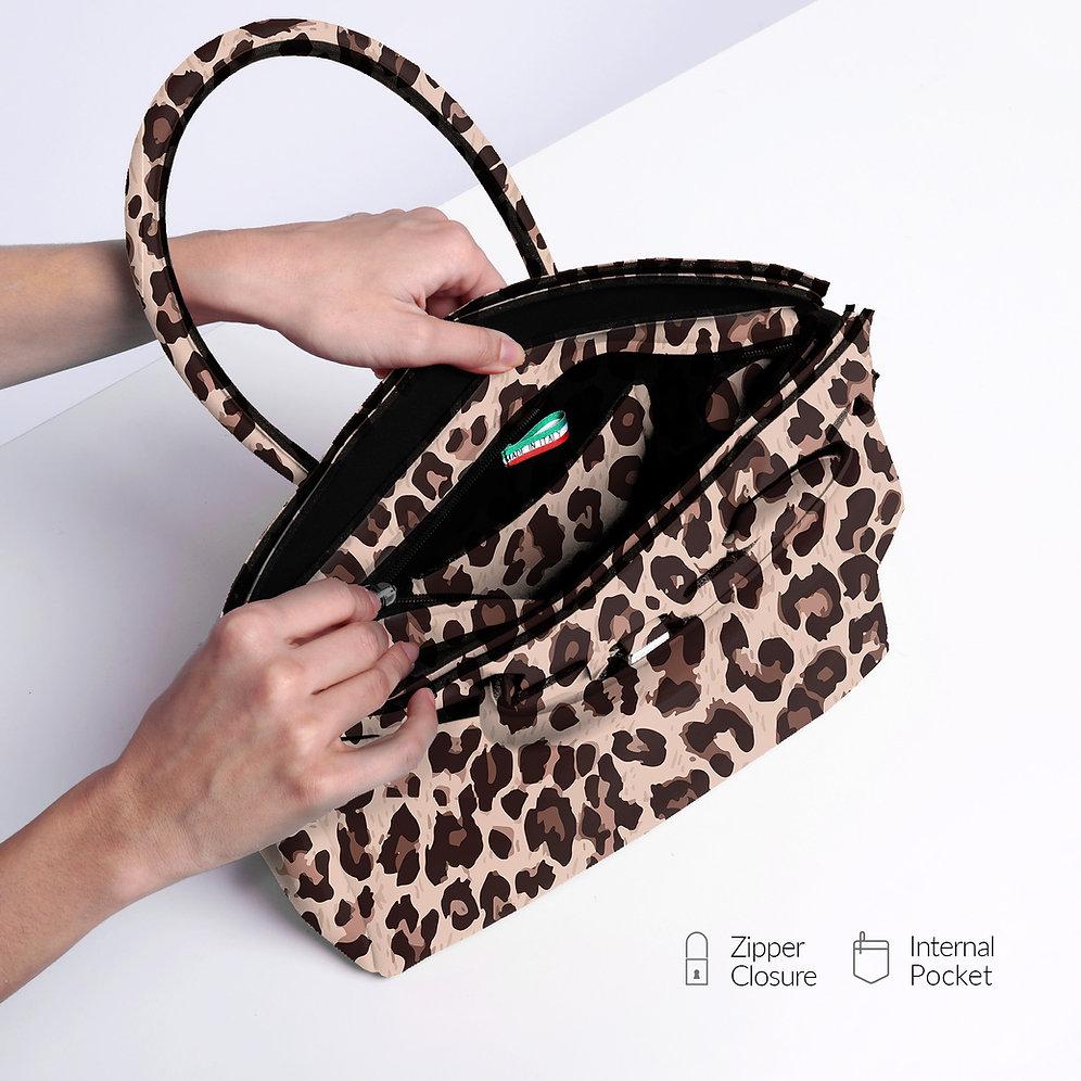 Save my bag Miss Plus - Leopard Offerta