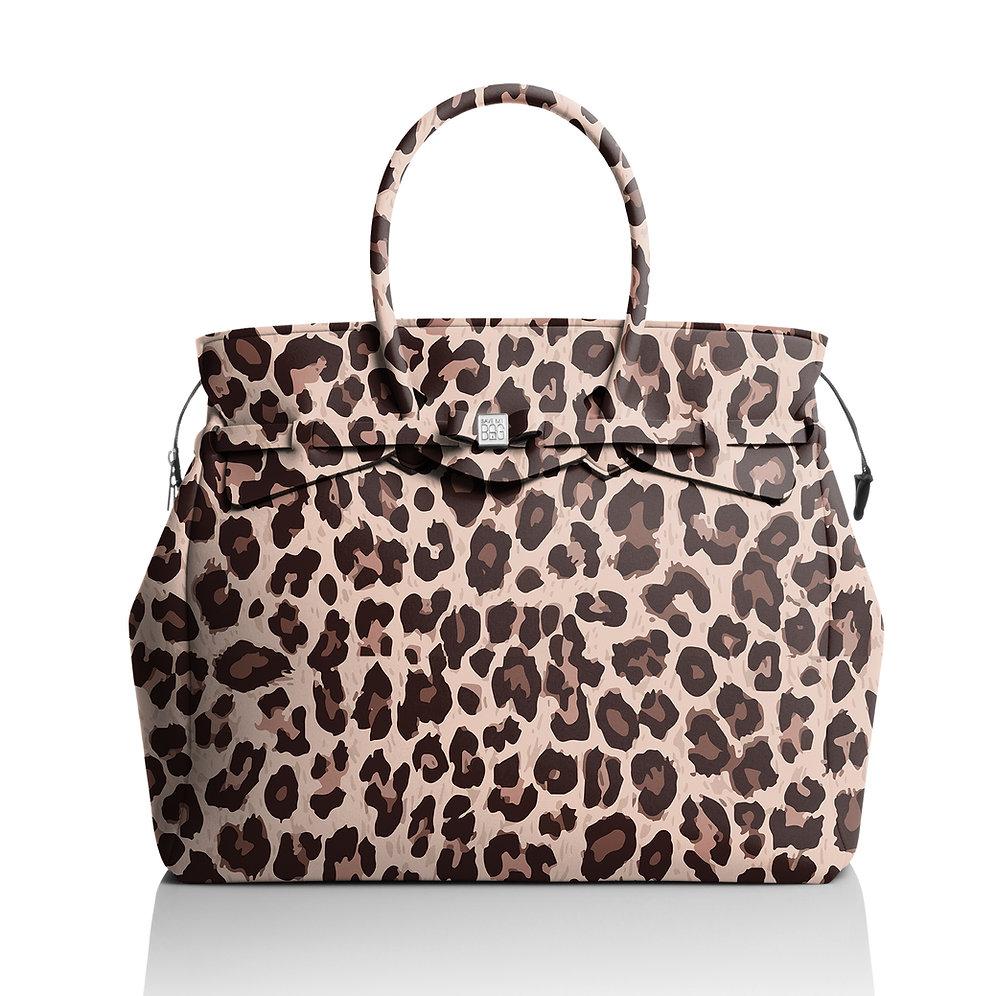 Save my bag Miss Weekender Plus - Leopard In Vendita